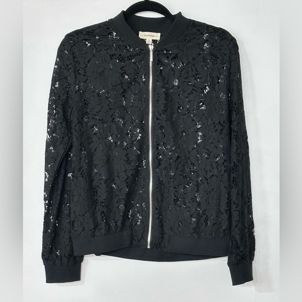 Black Lace‎ Bomber Jacket